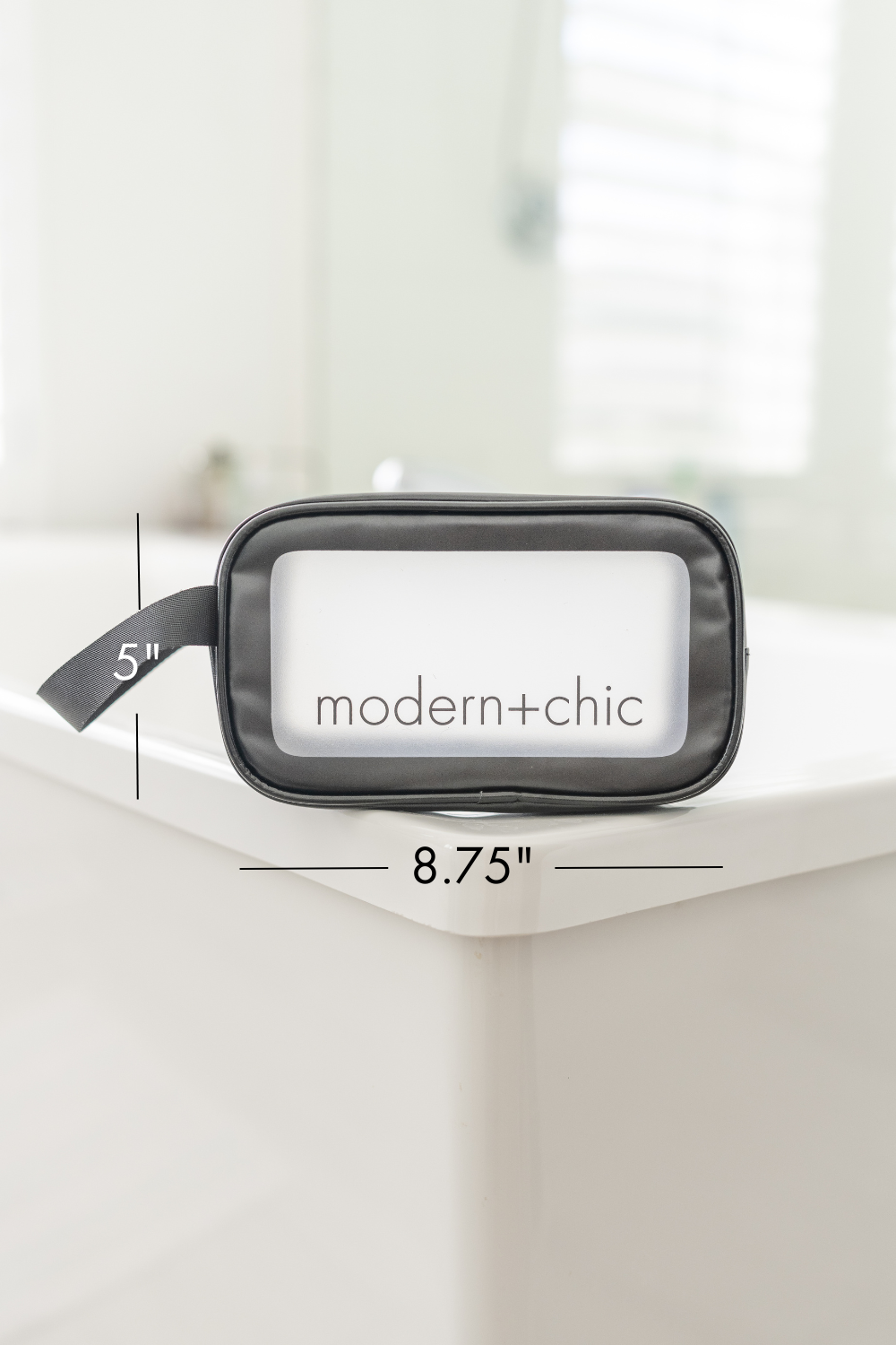 Rhode 6-Piece Clear Cosmetic Bag Set - Final Sale